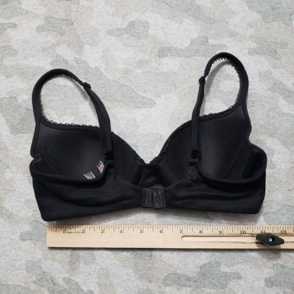 Victoria s Secret Bra Womens 32C‎ Black Body By Victoria Underwired - Picture 7 of 8